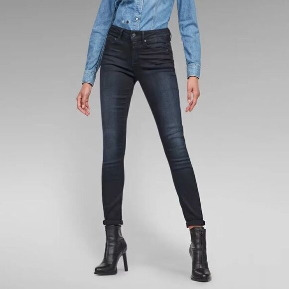 Dark Denim G-Star 3301 High Skinny Size 31 Jeans - Picture 1 of 6